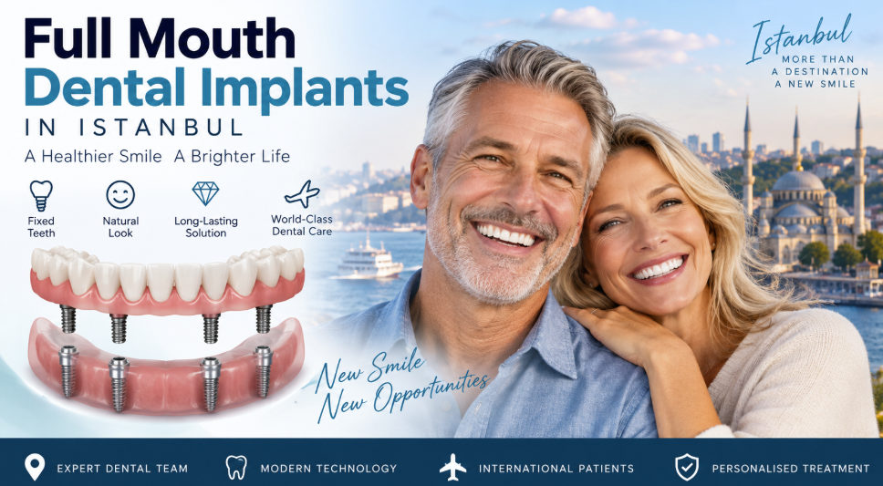Full Mouth Dental Implants in Istanbul